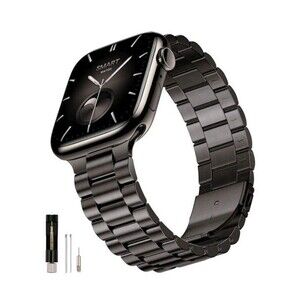 Stainless Steel Watch Band/Protective Case for Apple Watch 44 Mm 45 Mm 42 Mm